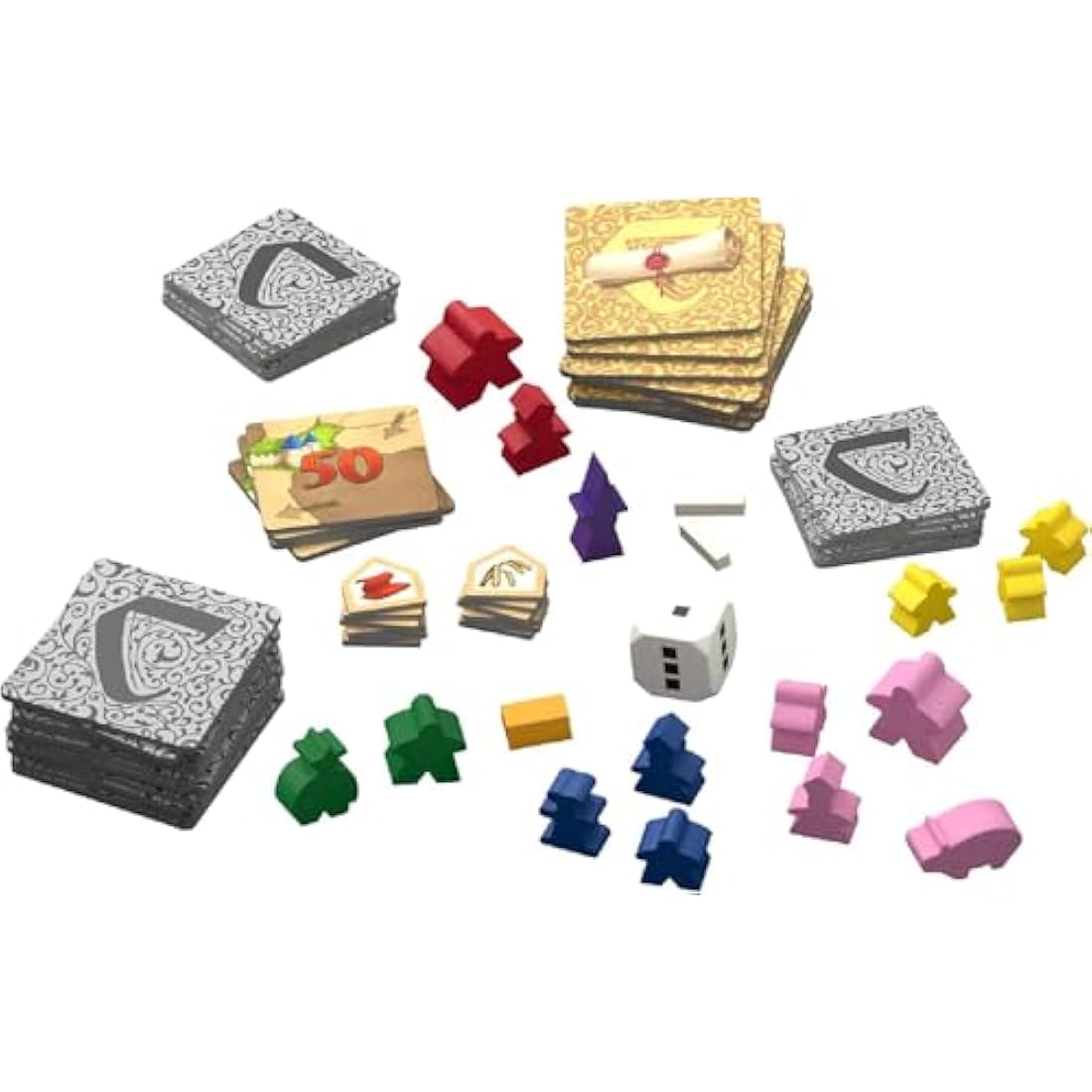 Z-Man Games Carcassonne Big Box (2022) | Board Game | Ages 7+ | 2-6 Players | 35 Minutes Playing Time, Multicoloured, (ZMGZH010)