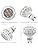 HiBay Motion Sensor Outside Wall Lights Mains Powered PIR Up Down Wall Lamp Stainless Steel Waterproof Garden Security Light with 7W LED Bulbs Cool White