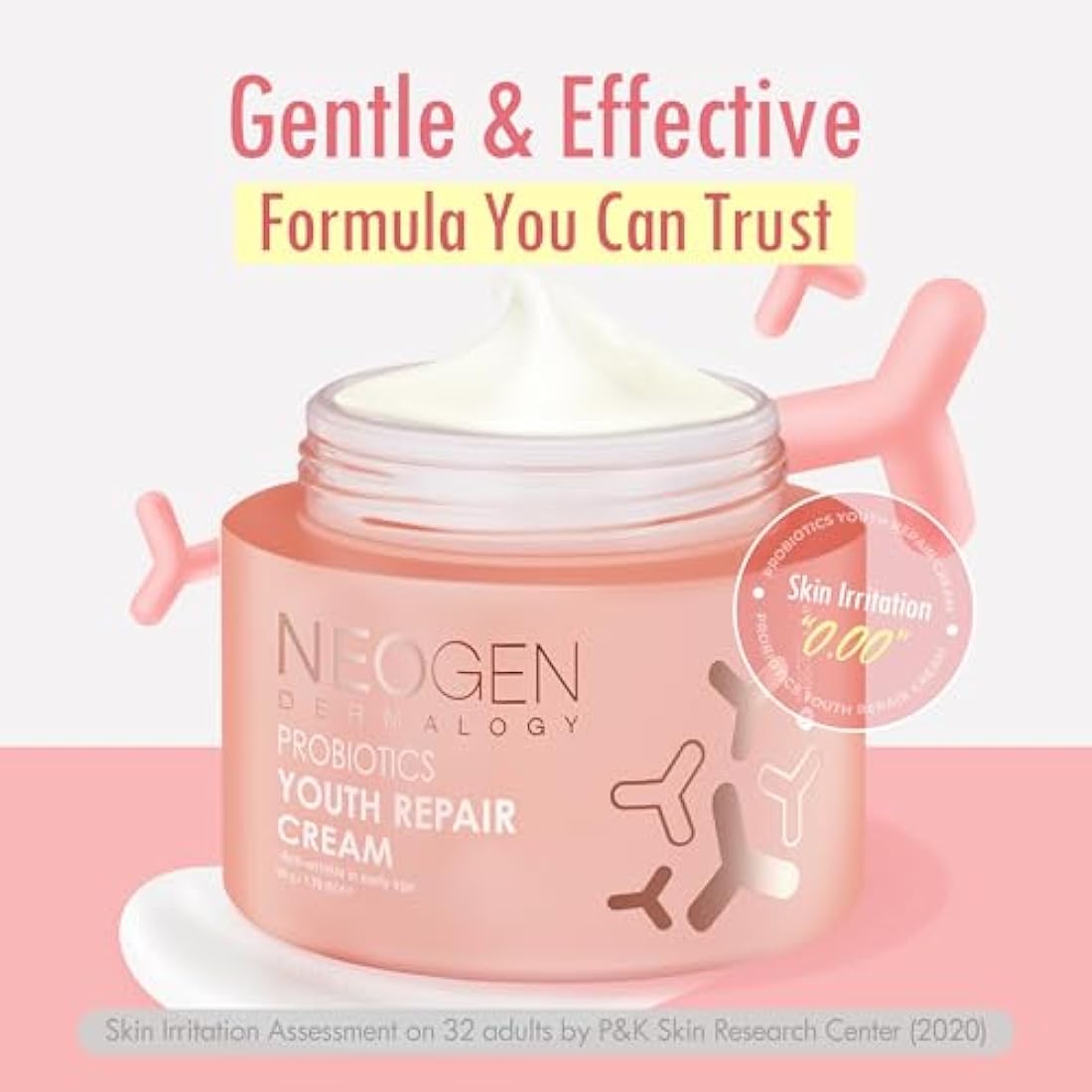DERMALOGY by NEOGENLAB Probiotics Youth Repair Cream 1.76 oz (50g) - Firming & Wrinkles Care Anti-Aging Moisturizer with Probiotics Lactobacillus & Bifida & Collagen - Korean Skin Care