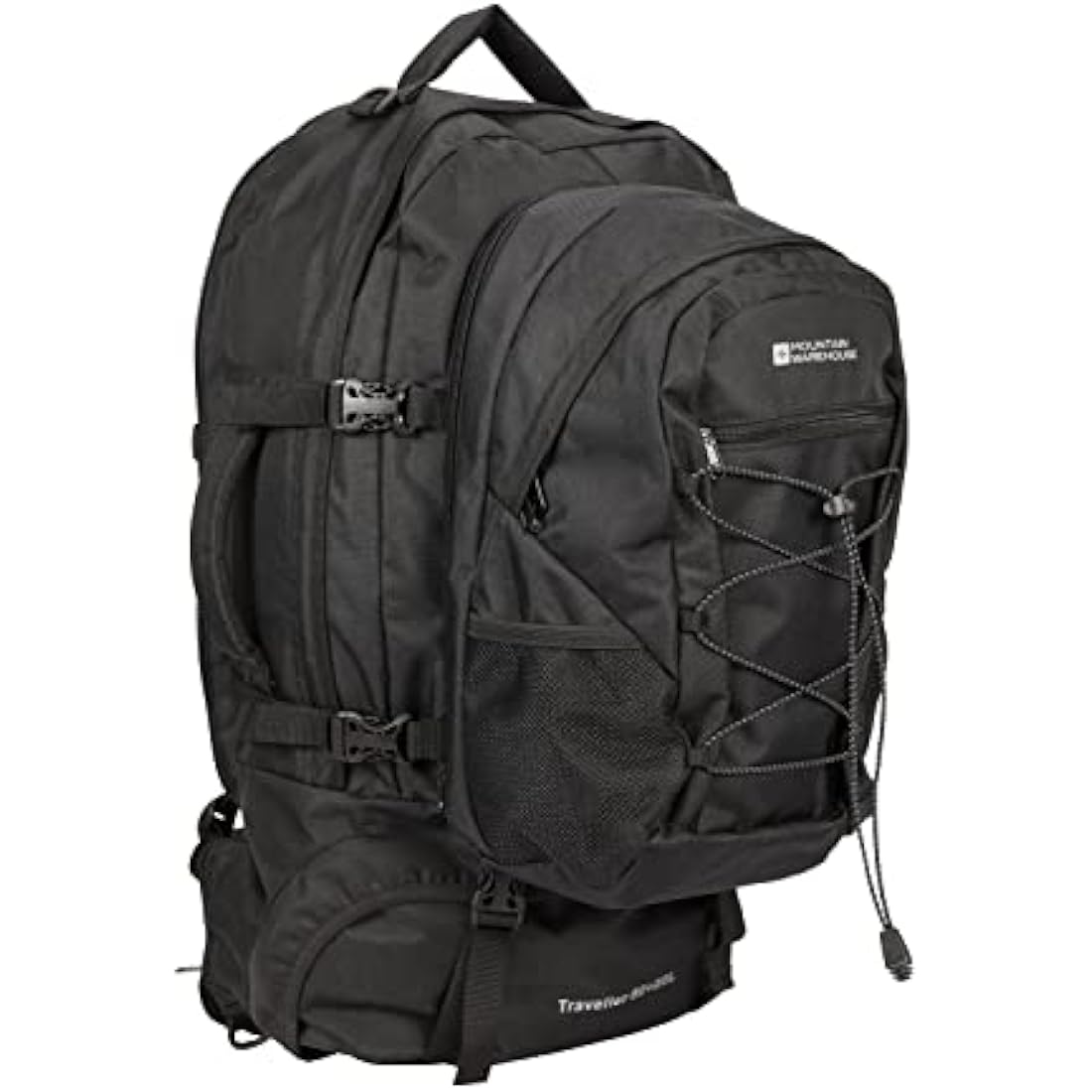Mountain Warehouse Traveller 60 + 20L Rucksack - Durable Backpack with Rain Cover, Detachable Daypack, Adjustable Back Support - Great for Camping, Hiking, Travelling