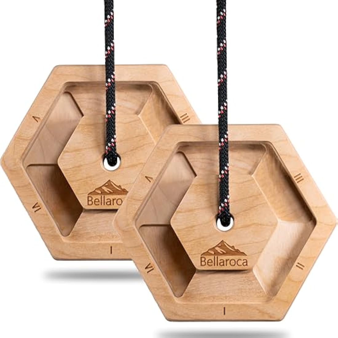 Bellaroca® | Climbing Hangboard, Portable Fingerboards for Climbing Training, Professional Climbing Boards for Finger Strenght in Rock Climbing and Bouldering