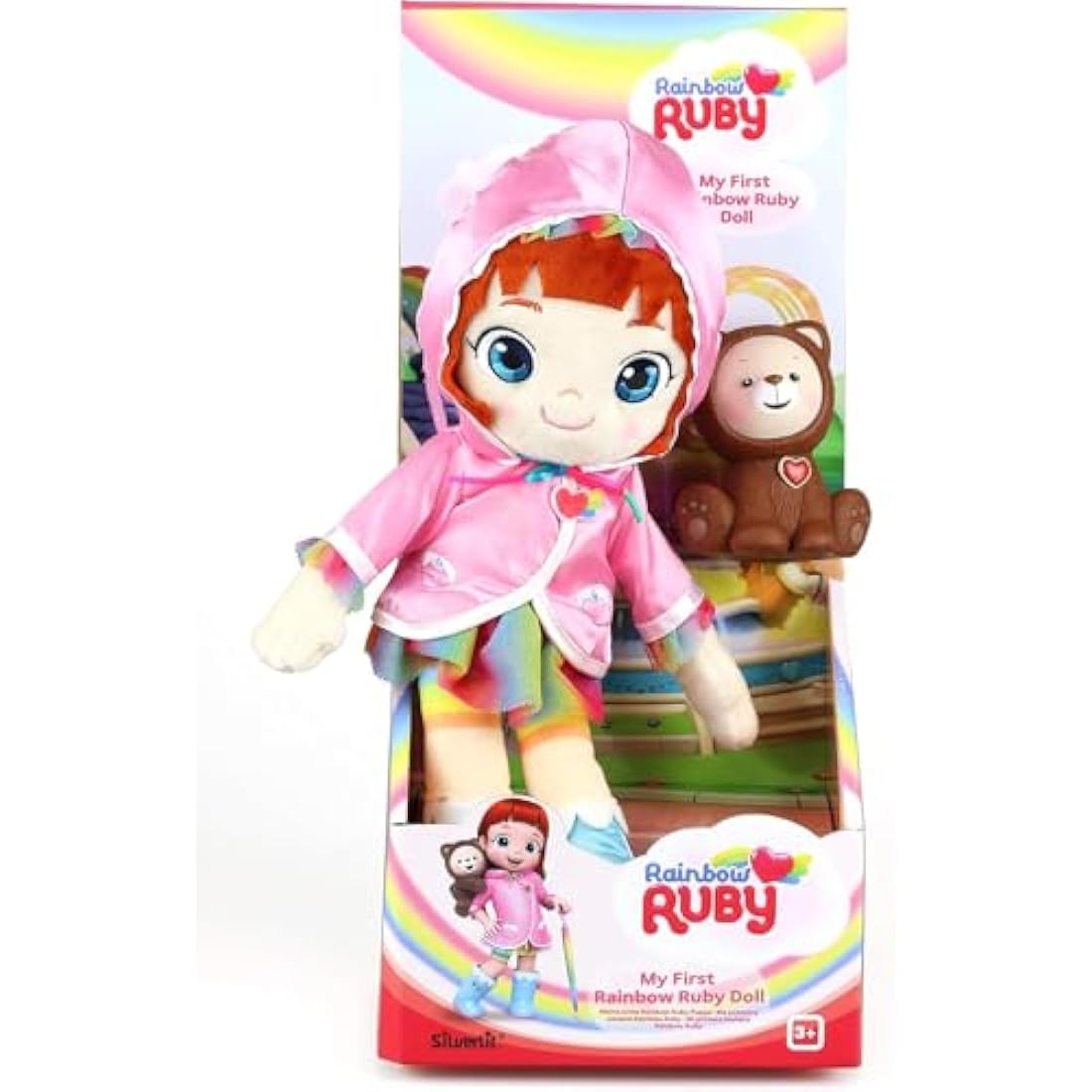 Rainbow Ruby - Licensed Mini Universe - My First Doll - Fabric Ruby Doll with Chocolate Figurine - Toy