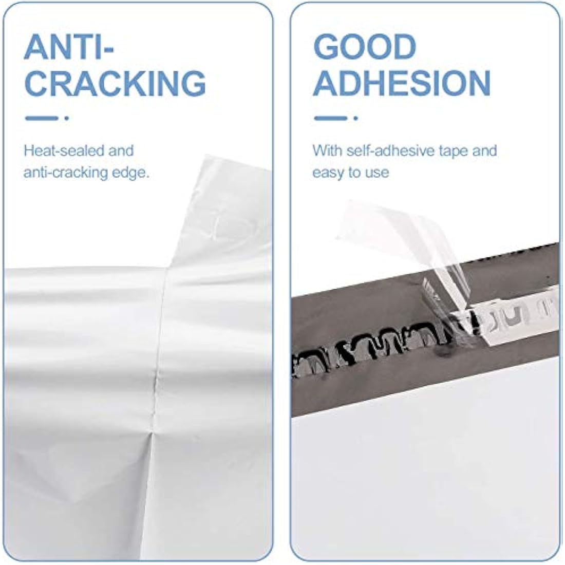 Switory Parcel Bags 12x16 Inch Mailing Bags Waterproof,Packaging Bags Poly Nylon Self-Seal Parcel Bags for Posting Clothes,100Pcs (30.5x39.5cm,White)