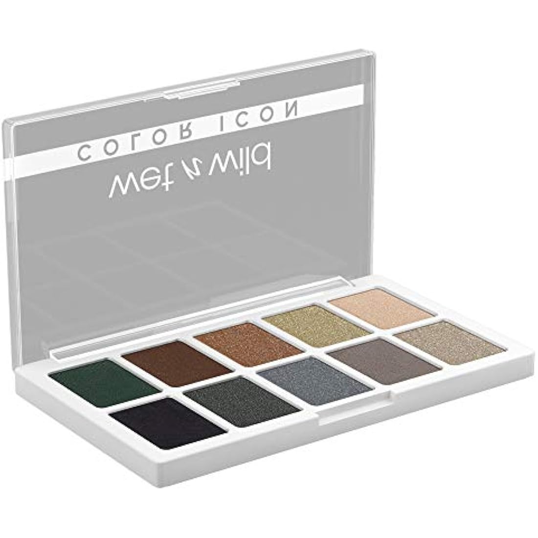 Wet n Wild, Color Icon 10-Pan Palette, Eyeshadow Palette, 10 Richly Pigmented Colors for Everyday Makeup, Long-Lasting and Easy to Blend Formula, Lights Off