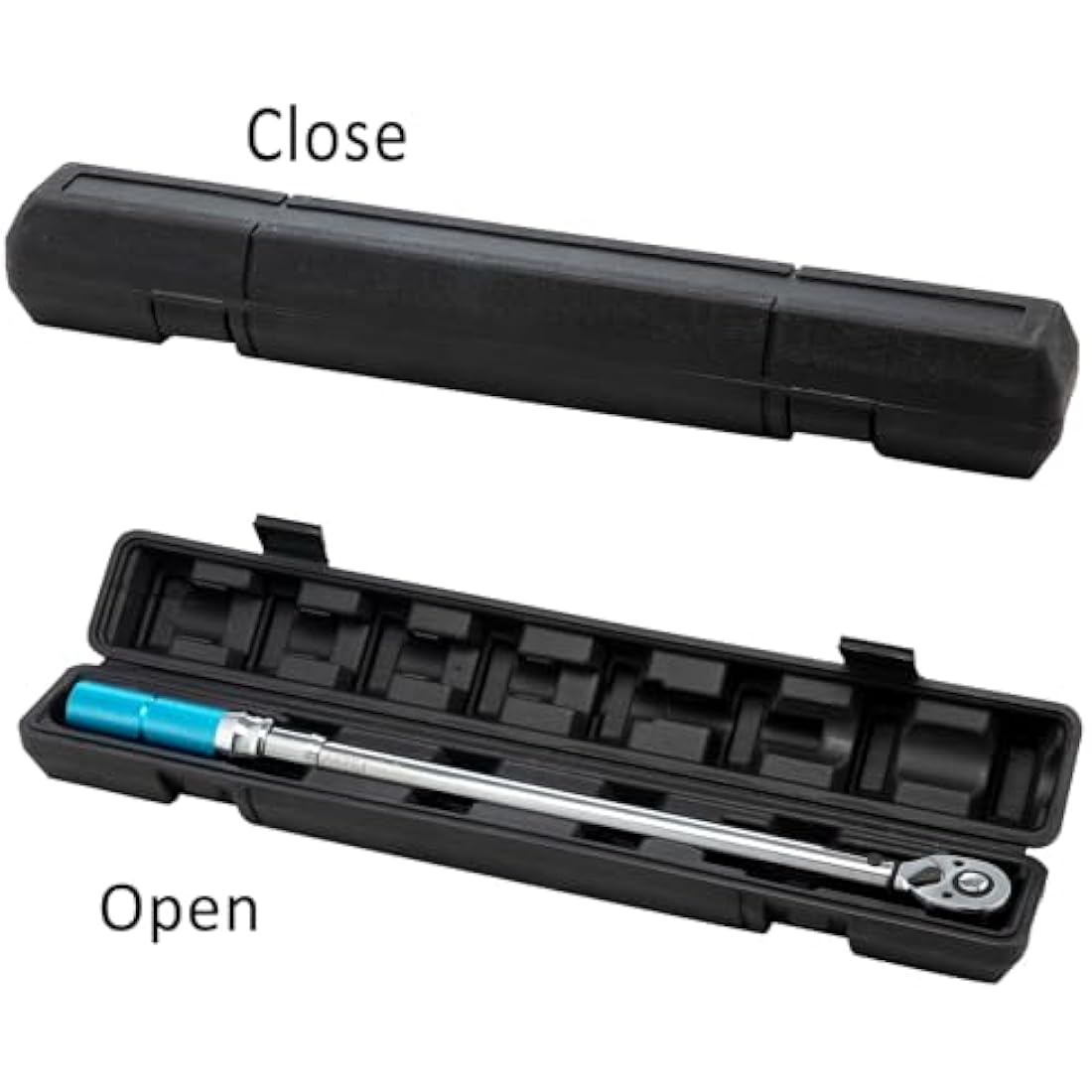 Beslands Torque Wrench 1/2, 65-350nm & 50-260ft, Adjustable Wheel Wrench for Car Bike Ratchet