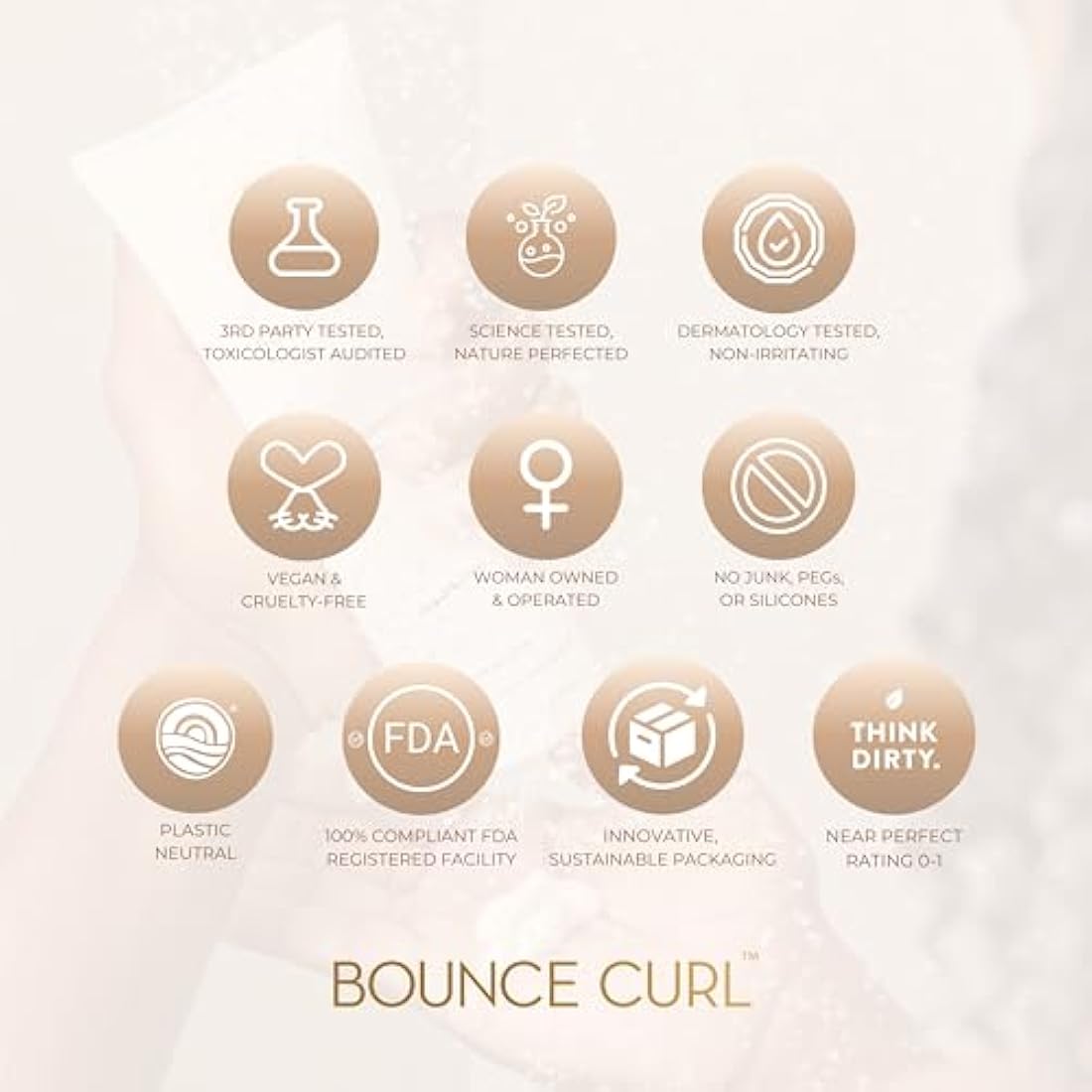 Bounce Curl Super Smooth Cream Conditioner UK | Curly Hair Conditioner | With Organic Aloe & Sunflower Oil | 8oz, 237ml