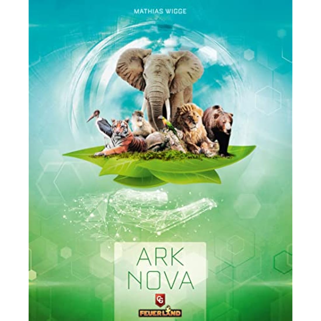 Feuerland Spiele | Ark Nova | Board Game | Ages 14+ | 1-4 Players | 90-150 Minutes Playing Time