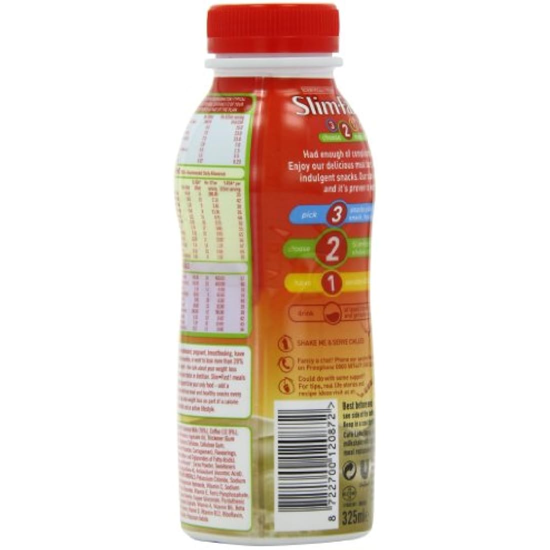 Slim.fast! Cafe Latte Shake 6 x 325ml