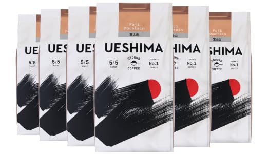 Ueshima Fuji Mountain Ground Coffee 200g (Pack of 6)