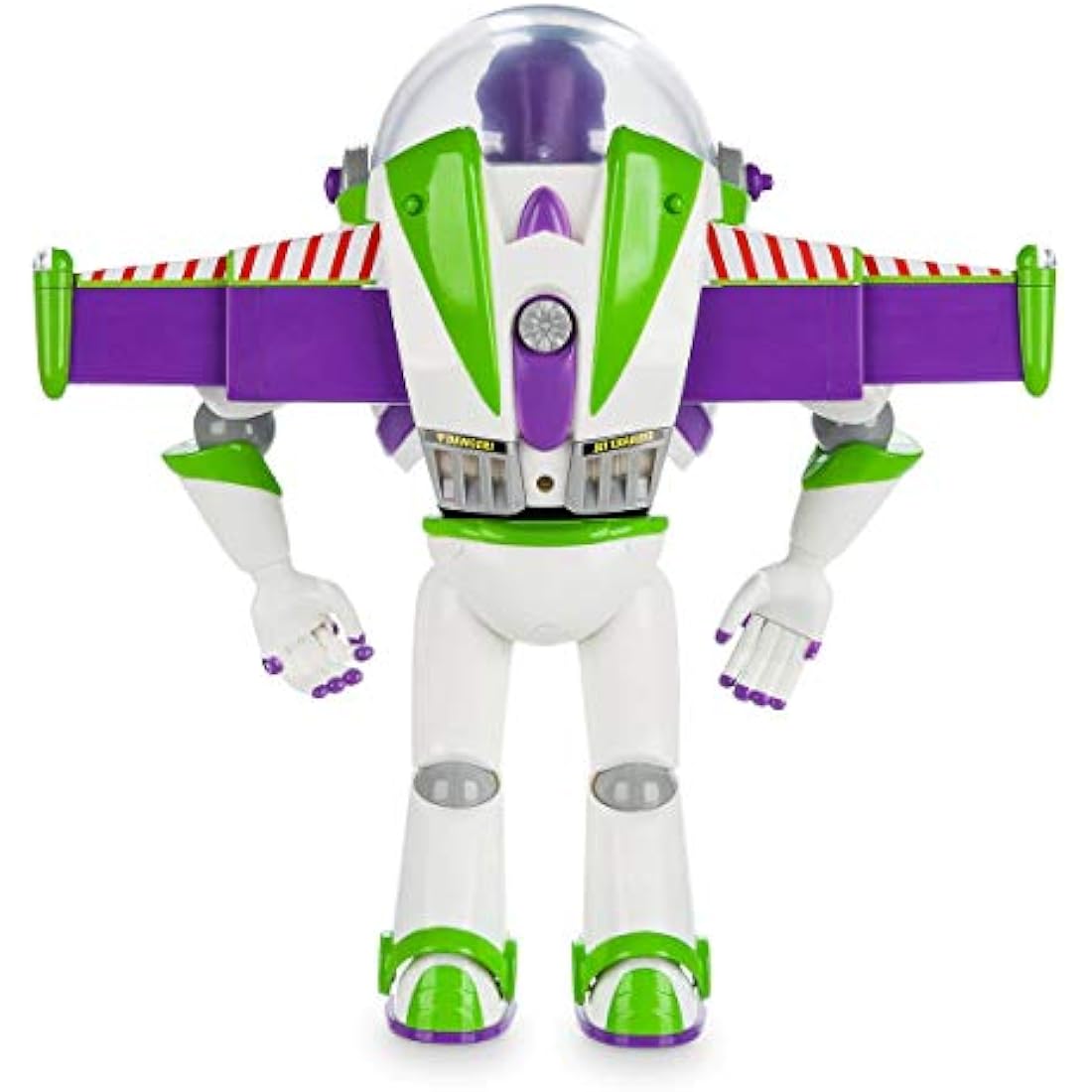 Disney Store Official Buzz Lightyear Interactive Talking Action Figure, Toy Story Astronaut Space Ranger, 30cm/11”, Features 10+ English Phrases, Interacts with Other Figures and Toys, Lights, Ages 3+