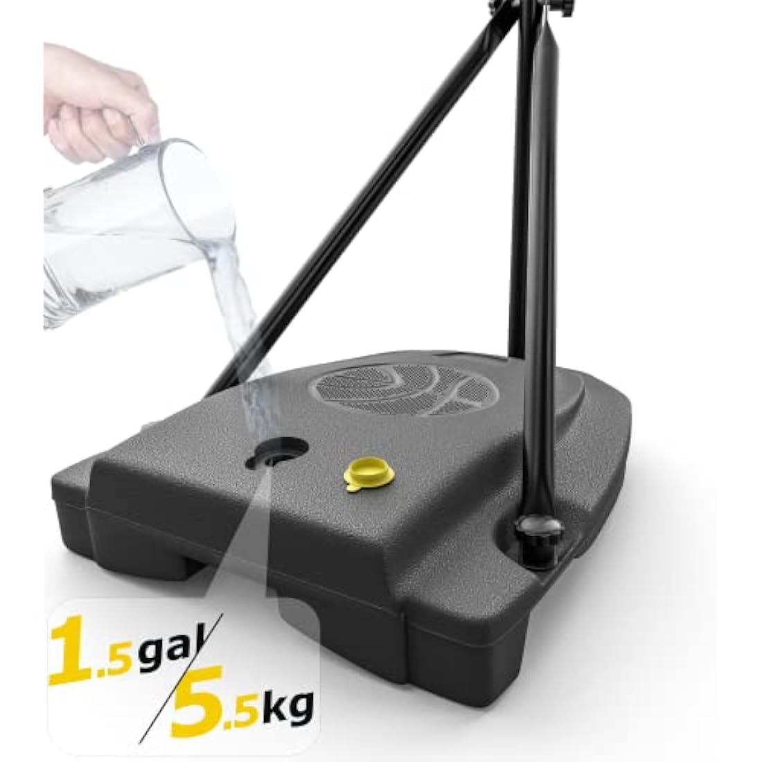 GILIKOKO Kids Basketball Hoop,Adjustable Height 3.6-6.2ft,Basketball Net Kids 3-5,4-8,Outdoor Indoor Toys Gifts for Boys or Girls at age 3 4 5 6 7 8,Steel Frame