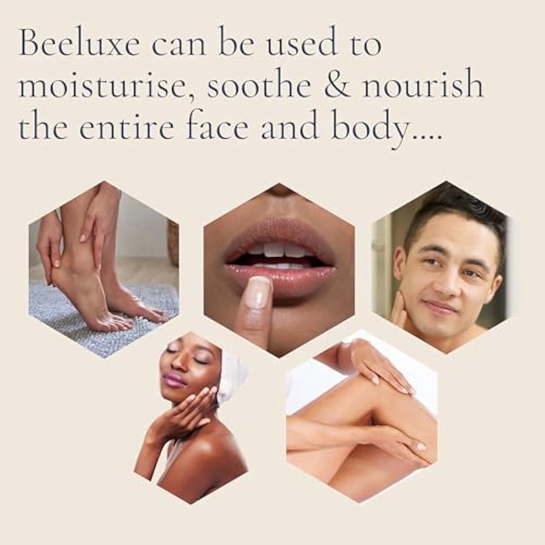 Beeluxe Multi-Purpose Moisturising Skin Balm 100ml, For Dry, Sensitive & Normal Skin, Suitable for Babies, Children & Adults, Natural Ingredients, Cruelty Free