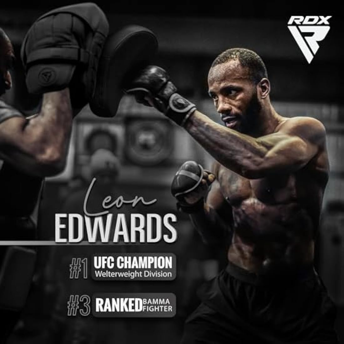 RDX Boxing Pads Curved Focus Mitts, Maya Hide Leather KARA Hook and jab Training Pads, Adjustable Strap Ventilated, MMA Muay Thai Kickboxing Coaching Martial Arts Punching Hand Target Strike Shield