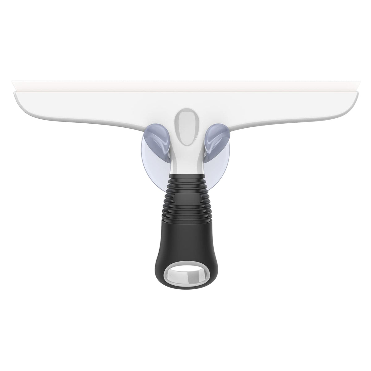 MR.SIGA Silicone Squeegee for Shower Doors, 25 cm/10 inch, White & Black
