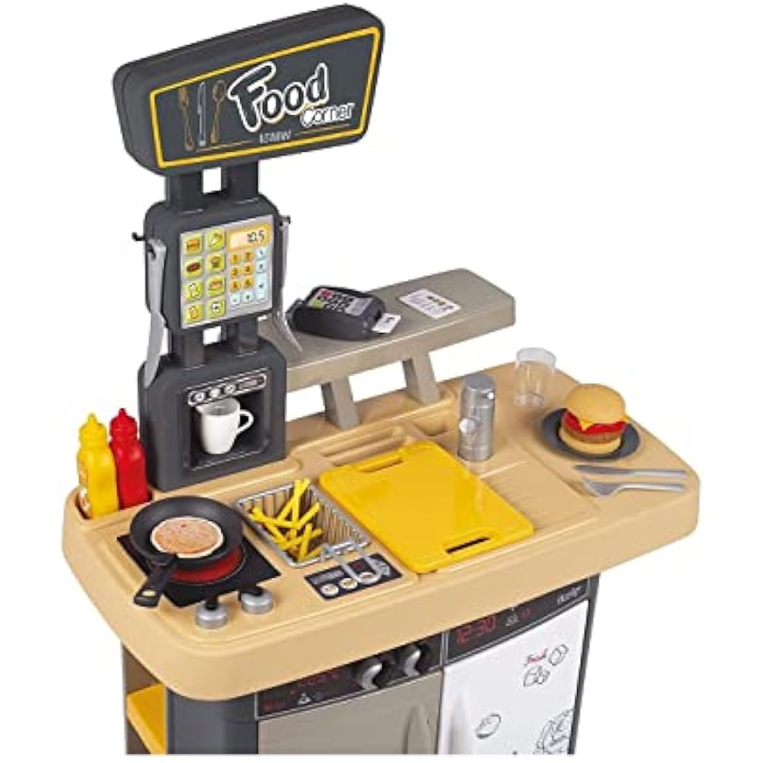 Smoby - Food Corner - Cuisine Restaurant - Jouet d'imitation avec 29 accessoires