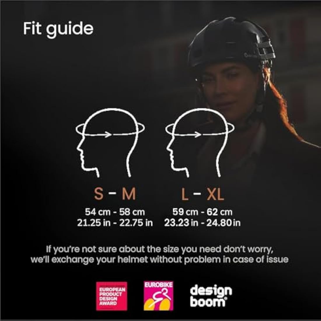 Overade Innovation - Plixi Folding Helmet for Bikes, Scooters, Rollerblades. CE EN1078 Certified, Protects Like a Conventional Helmet. Volume Divided by 3. With 2 Sizes.