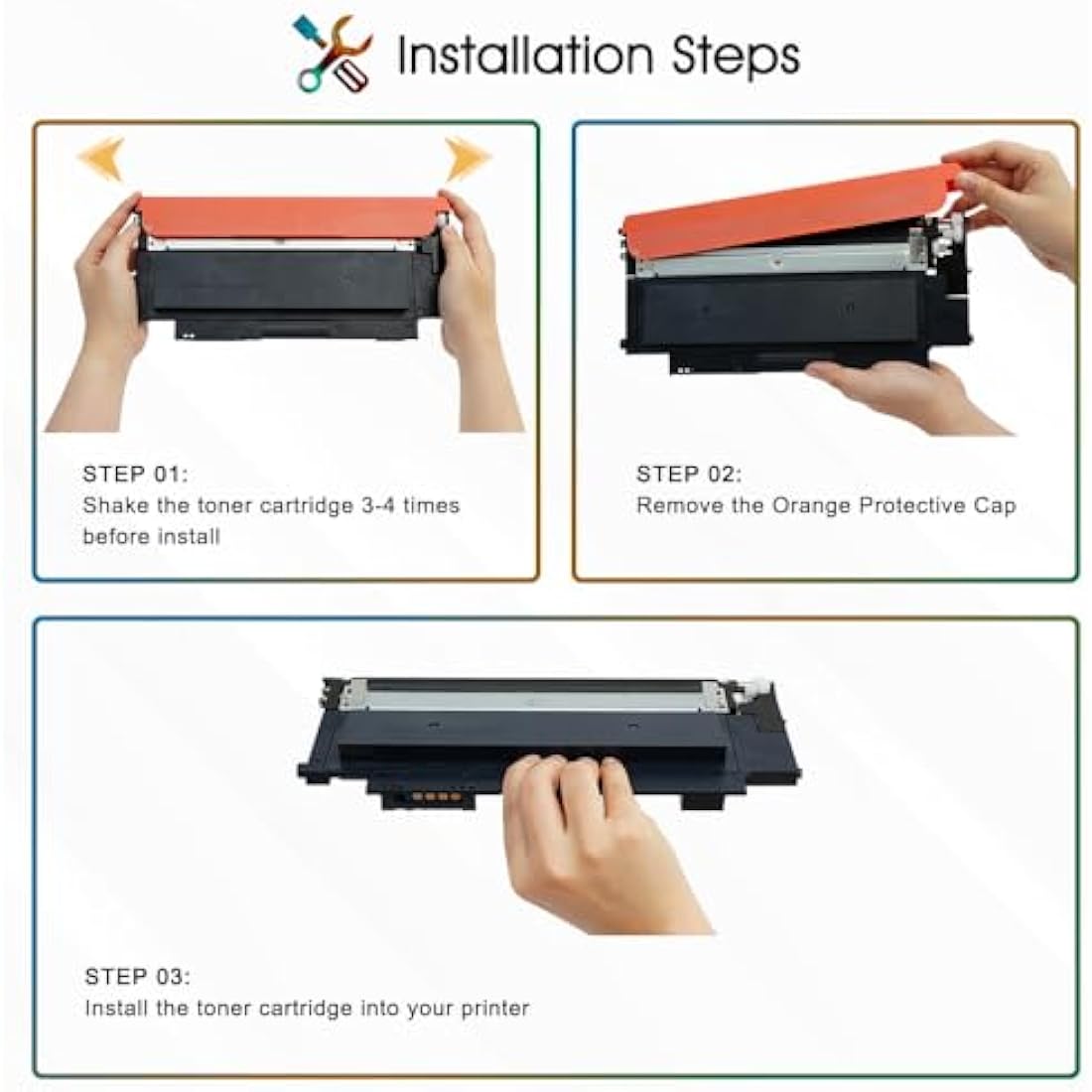Cool Toner 117A Cartridge Compatible with HP Color Laser MFP 178nw 179fnw 150nw 150a 178nwg 179fwg 178 179 150 W2070A W2071A W2072A W2073A 117A Ink (Black Cyan Yellow Magenta Pack of 4)