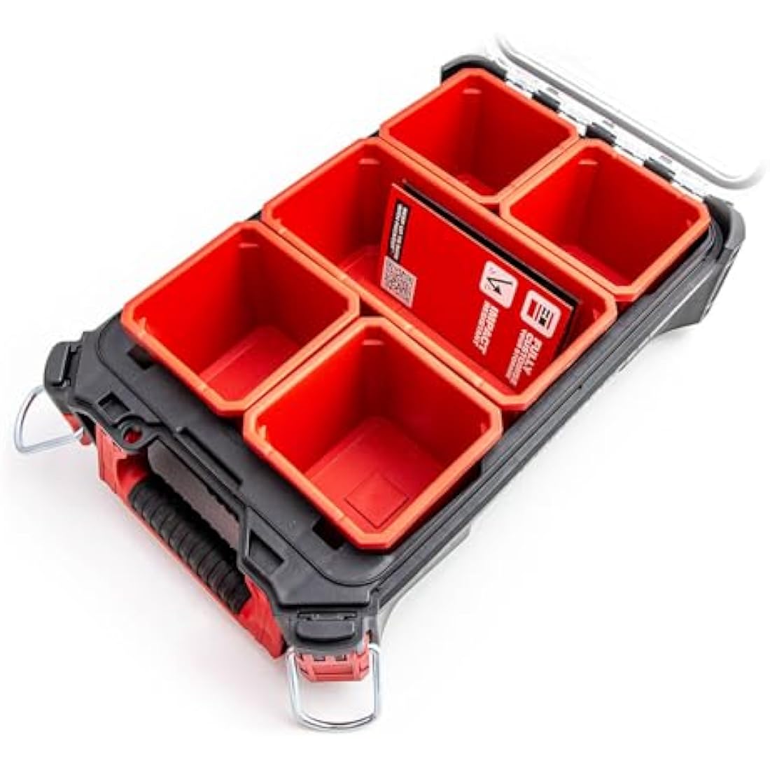 Milwaukee 0 932464083 PACKOUT Compact Organiser Case, Red