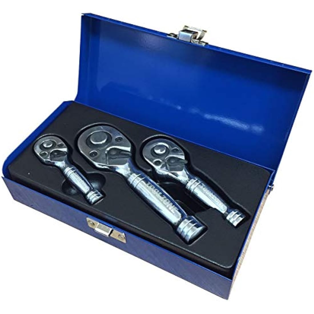 Professional Stubby Ratchet Handle Set - 1/2" 3/8" 1/4" Square Drive ratchet wrenches