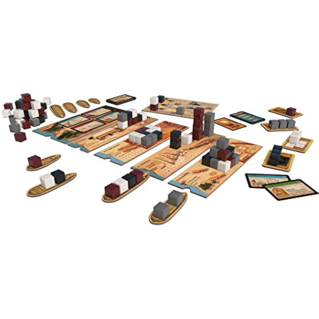 Kosmos Imhotep - Baumeister Ägyptens: Familienspiel für 2-4 Spieler ab 10 Jahren