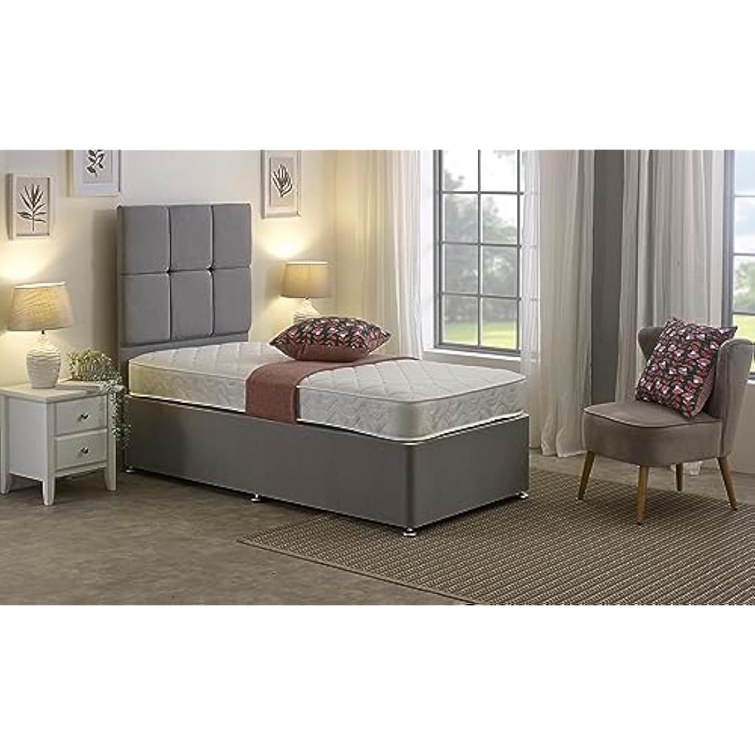 Starlight Beds Cooltouch Classic Open Flame Sprung Hybrid Memory Foam Maximum Value Mattress 18cms Deep, 3ft Single 90cmx190cm