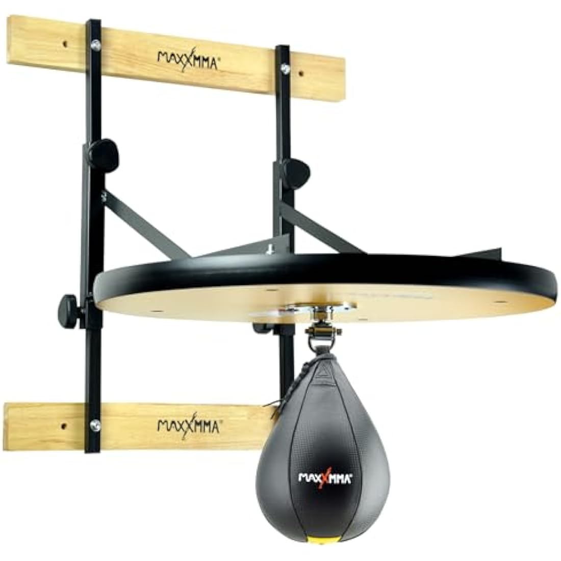 MaxxMMA Speed Bag Platform Kit - Heavy Duty Boxing Training Equipment with Punching Ball, Adjustable Height for Home Fitness, Suitable for Boxing and Fitness Enthusiasts