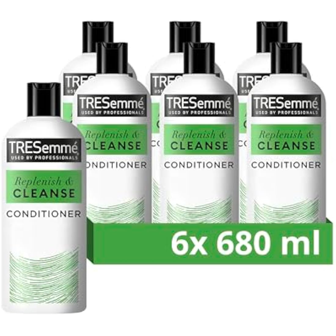 TRESemmé Replenish & Cleanse Conditioner conditions & protects hair in one wash with a vitamin complex 6x 680 ml