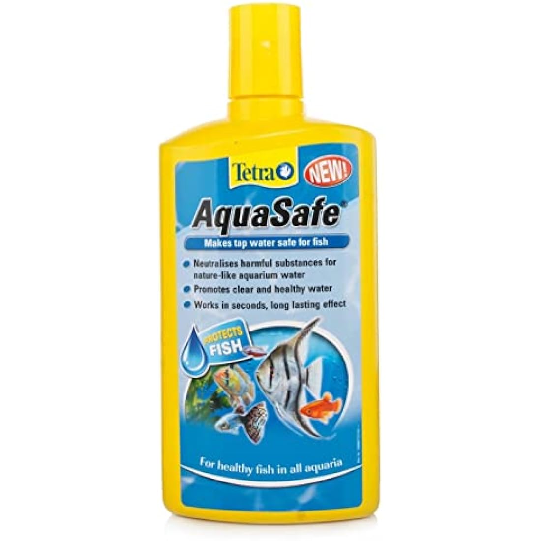 Tetra AquaSafe Water Conditioner, 500ml,Black