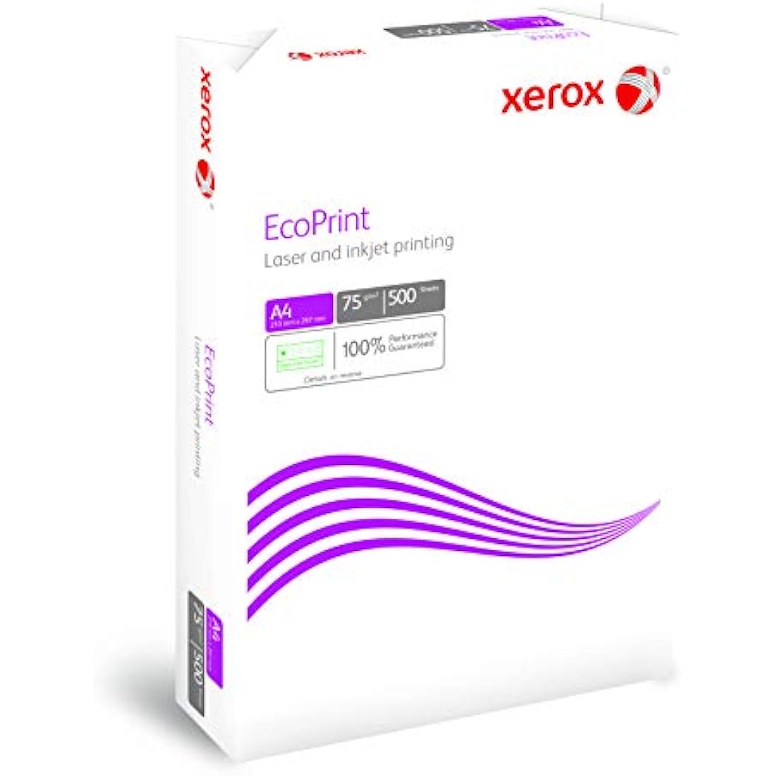 Xerox EcoPrint Multifunction Paper 75 g/m2 A4 25 Reams of 500 Sheets 12.500 Sheets White Pack of 5