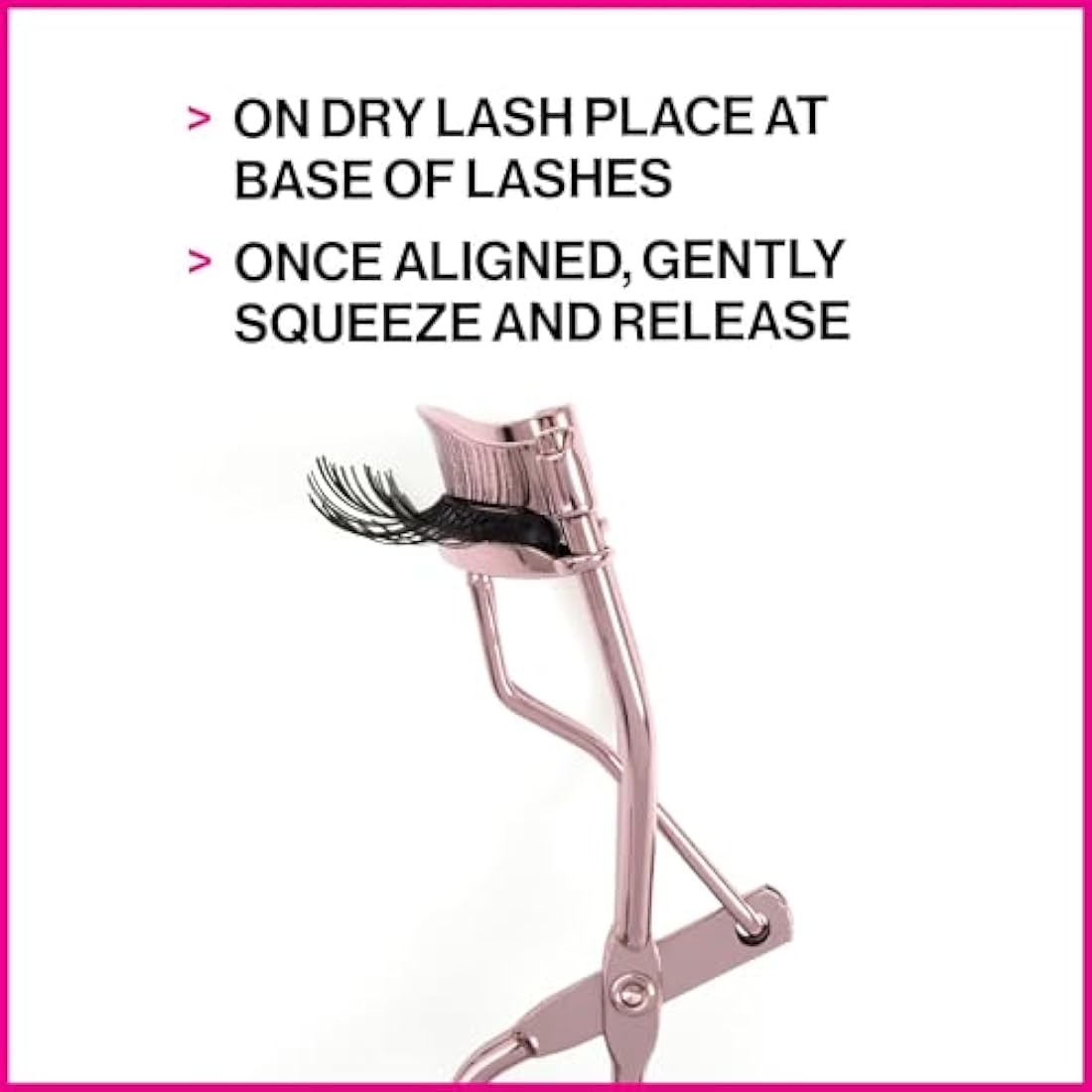 Wet n Wild High On Lash, Eyelash Curler for Long Lasting Lifted Lashes, Bouncy and Soft Silicone Pad for a Safe No-Pinching, No-Pulling Experience, Travel-friendly
