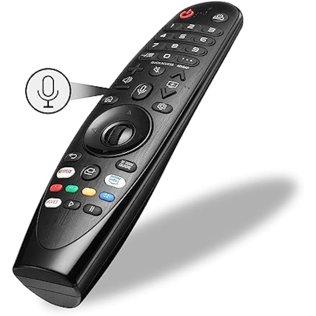 Replacement for LG Magic Remote MR19BA/MR20GA with Pointer and Voice Function Universal Remote Control Compatible with Many LG Smart TV Models - Netflix/Prime Video Hotkeys & Alexa/Google Assistant