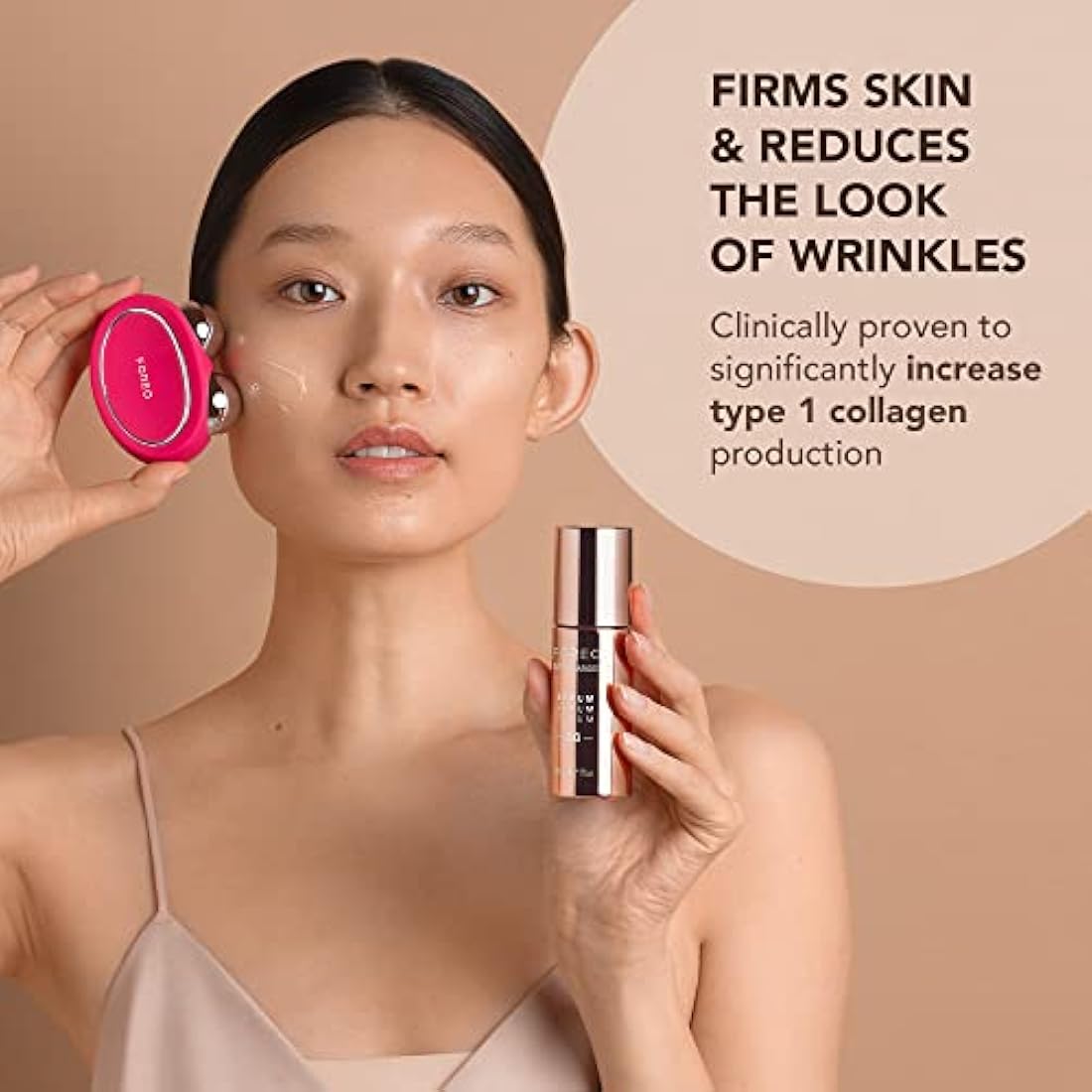 FOREO SUPERCHARGED SERUM 2.0 - Anti-aging Face Serum - Conductive Gel - Moisturizing Face Care - Hyaluronic Acid & Squalane - Vegan & Cruelty-free - All Skin Types - 30ml