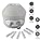 Yanxora Portable Desktop Electric Centrifuge Machine Desktop Electric Lab Laboratory Medical Centrifuge Machine 4000rpm with Timer and Speed Control Equipment Practice for Biology Medical