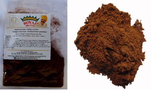 Ground Vanilla Powder - 25g - 100% Pure Ground Vanilla Powder