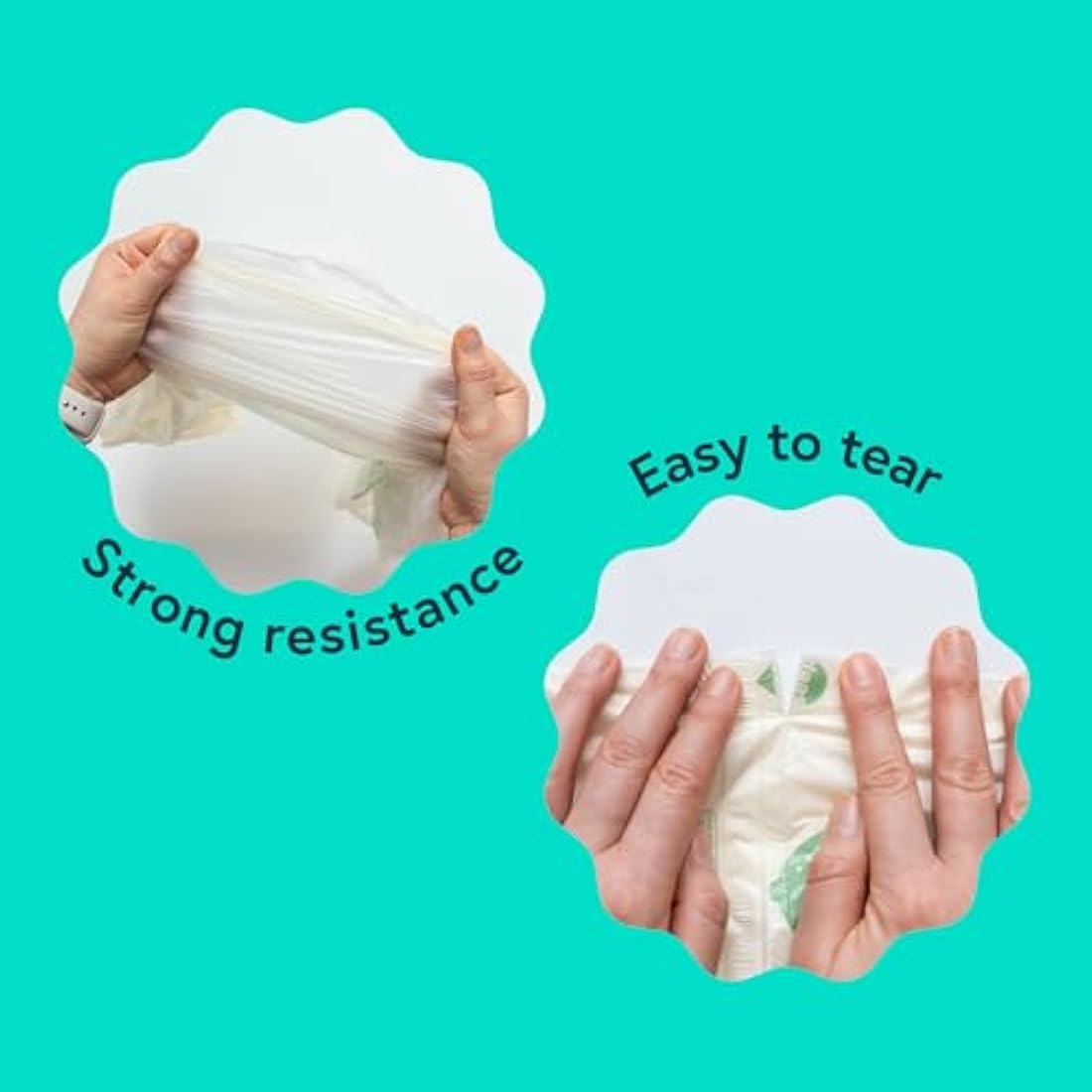 Seep Compostable 25 x 50 Litre Bin Bags- Eco Friendly Bin Liners - Large Kitchen BinBags - 50L Biodegradable Clear Bags - 1 Roll