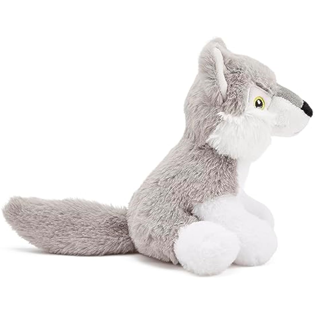 Zappi Co Ultra Soft Wolf Plush Toy (22 cm Length) - 100% Recycled, Eco-Friendly, Newborn Gift, Realistic Lifelike