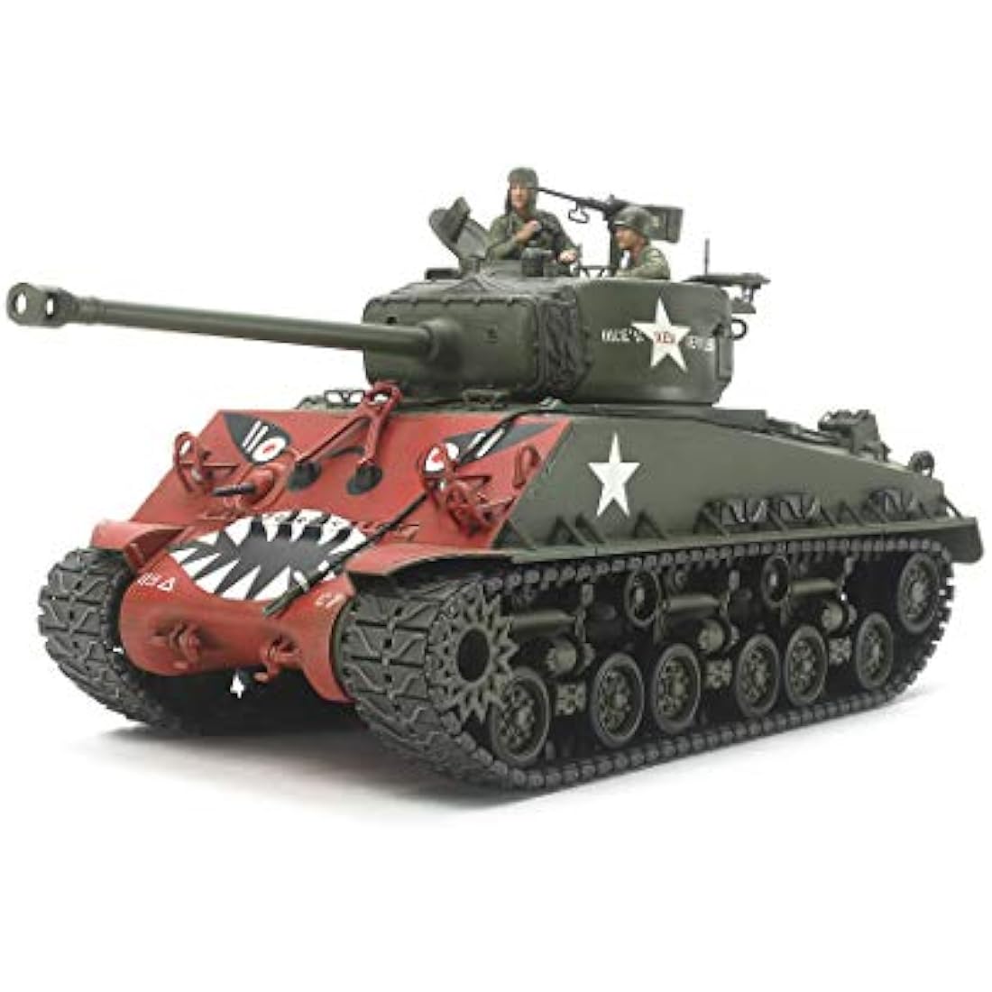 TAMIYA 300035359 Medium Tank Military 1:35 US M4A3E8 Sherman Easy Eight Korean, Multicoloured