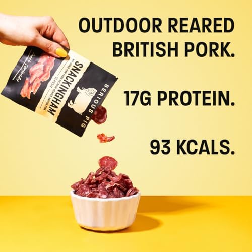 SERIOUS PIG | Gourmet Snack Hamper | with Crunchy Cheese, Cured Pork, Pickles, Crisps, and Corn Scratchings. Delicious Savoury Pub Snacks (22 Packets)