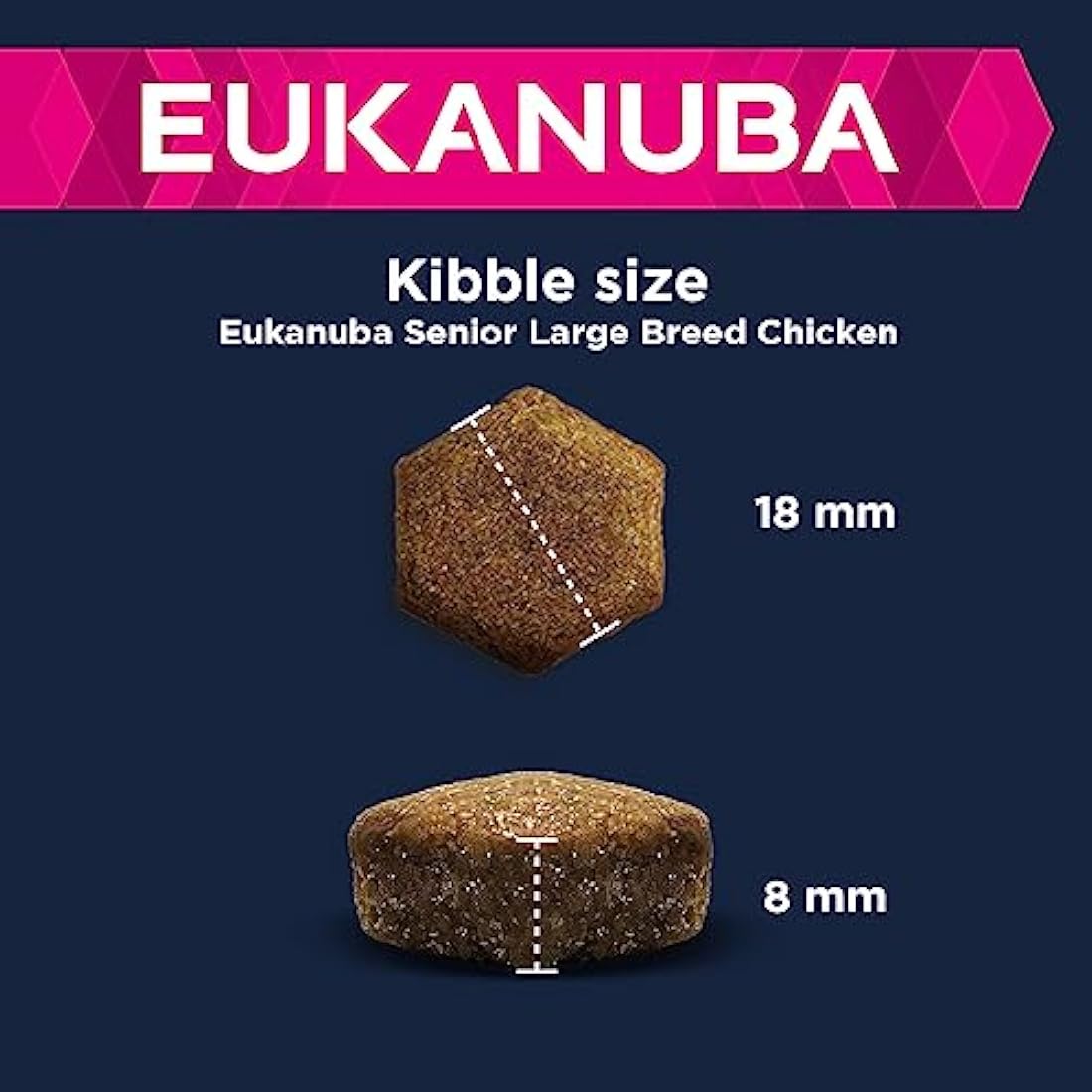Eukanuba Complete Dry Dog Food for Senior Large and Giant Breeds with Fresh Chicken 15 kg