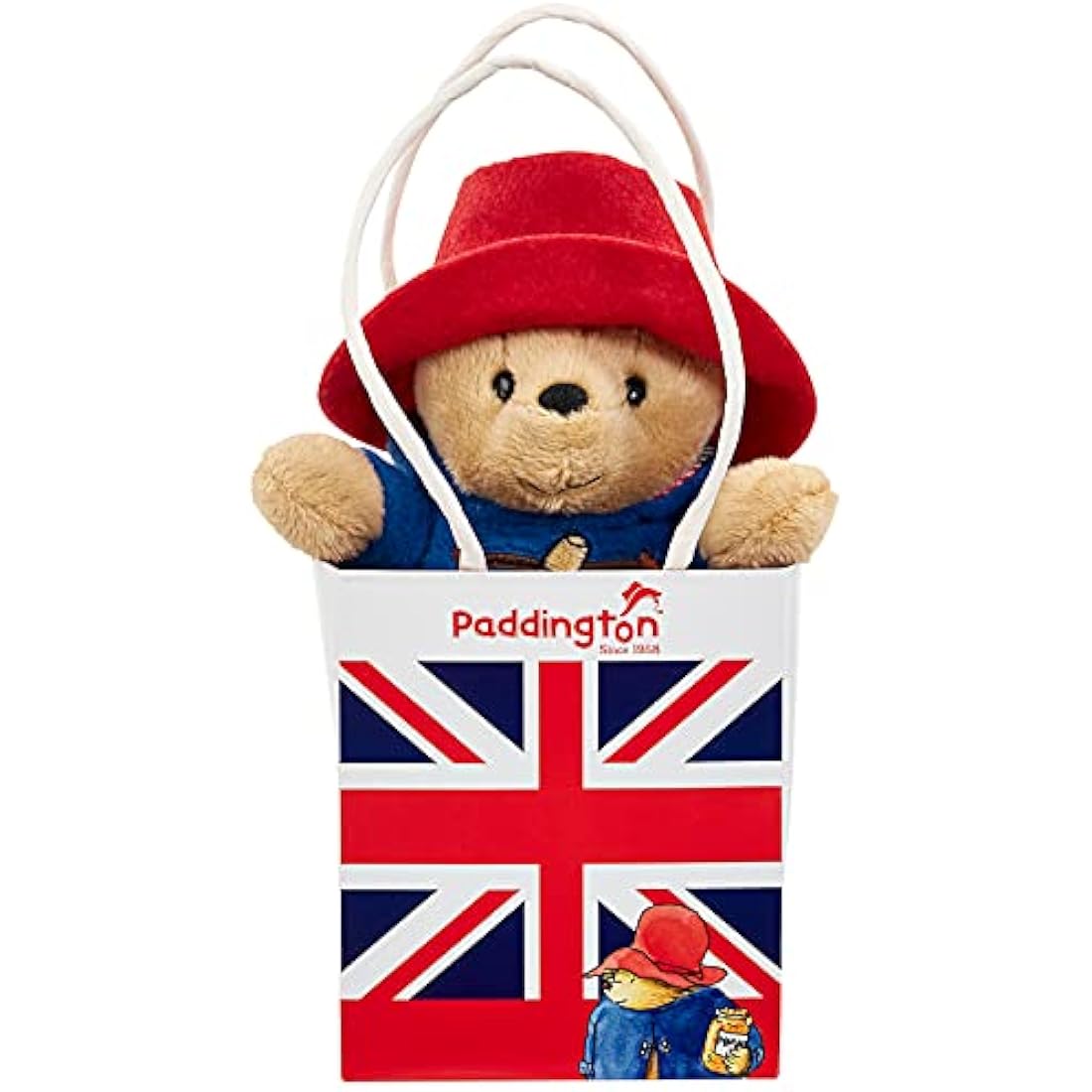Rainbow Designs Official Paddington Bear Soft Toy - Soft Plush Teddies for Babies and Toddlers - Perfect Unisex Paddington Teddy Bear, 8 x 13.5 x 13 cm, Blue,red
