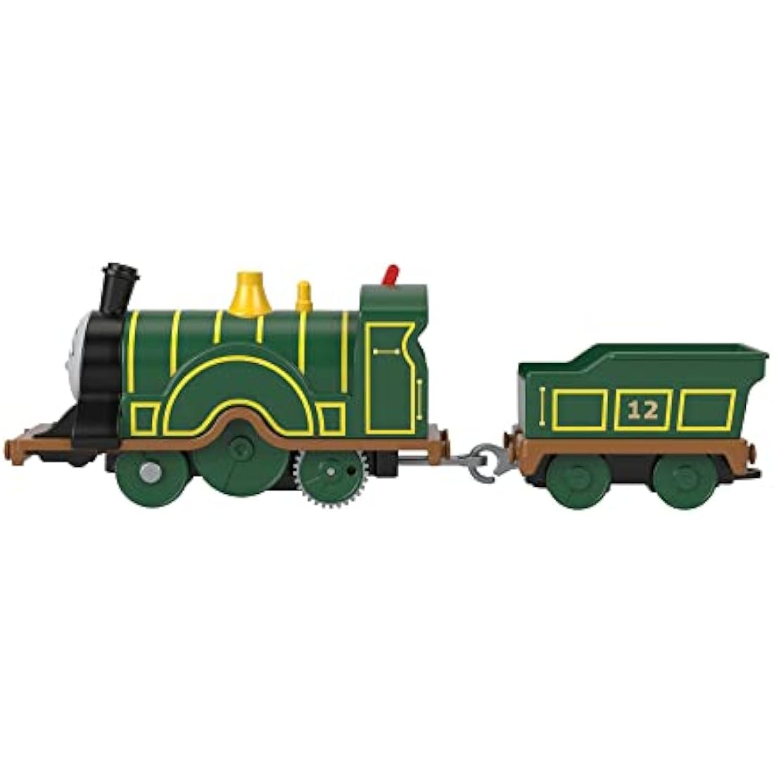 Thomas & Friends Motorized Toy Train Emily Battery-Powered Engine with Tender for Pretend Play Preschool Kids Ages 3+ Years, HHN41