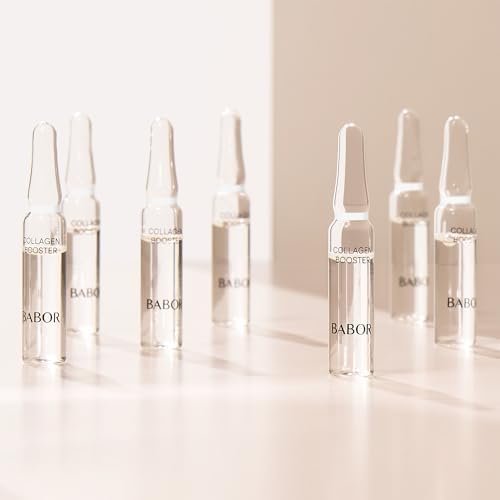 BABOR Collagen Booster Anti-Aging Serum Ampoules for the Face, with Tripeptides for Increased Elasticity and Smoothness, Vegan Formula, 7 x 2 ml Concentrated Ampoules