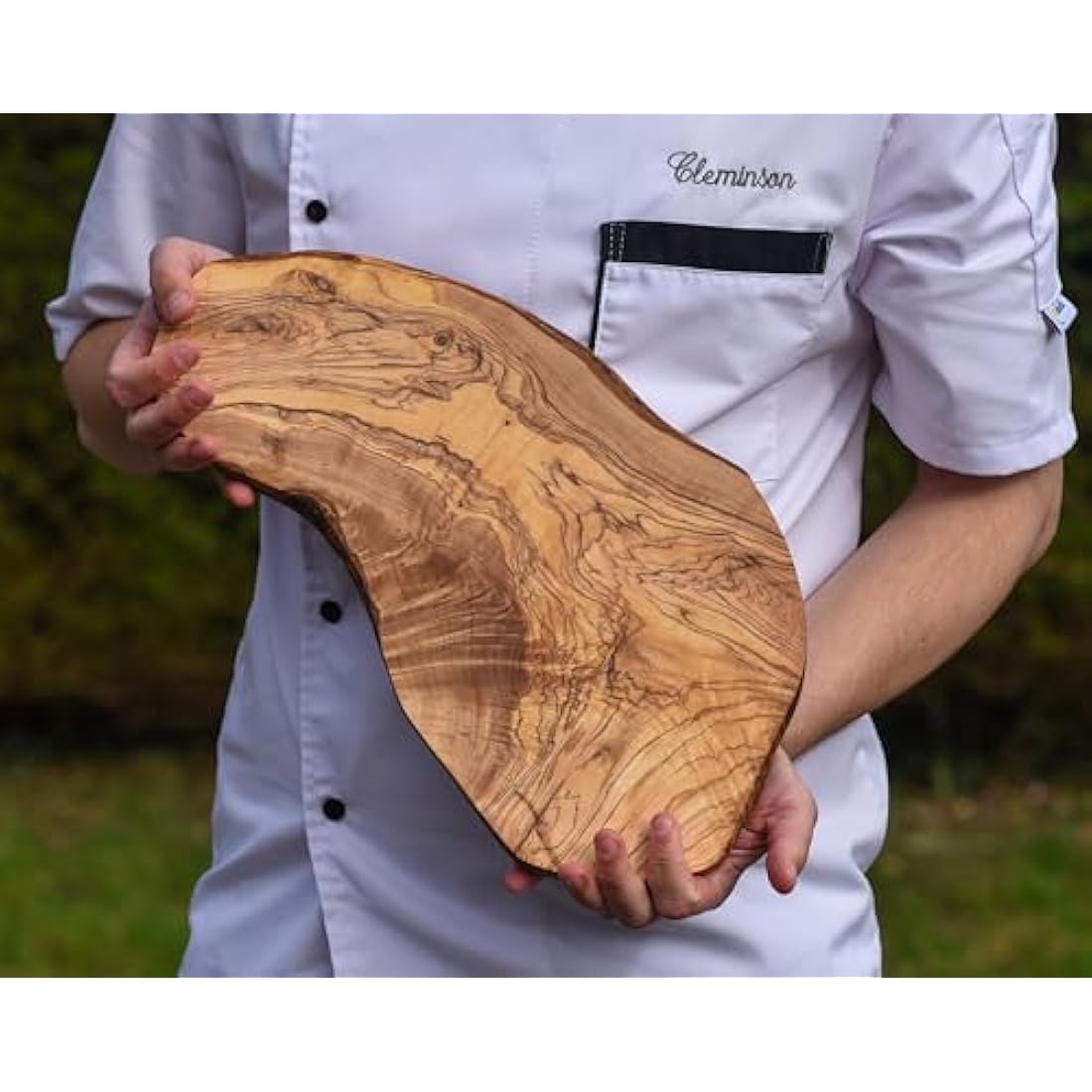 Cleminson 40 x 20 cm Olive Wood Chopping, Serving and Antipasti Board