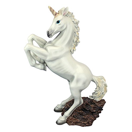 Design Toscano Enchanted Unicorn Horse Garden Statue, 42 cm, Polyresin, Full Colour