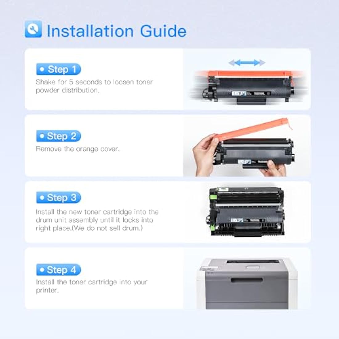 TN2510XL TN-2510XL Toner Cartridges Compatible with Brother TN2510 Toner, for Brother DCP L2620DW L2627DW L2660DW L2665DW, HL L2400DW L2445DW, MFC L2800DW L2827DW L2835DW L2860DW (2 Black)