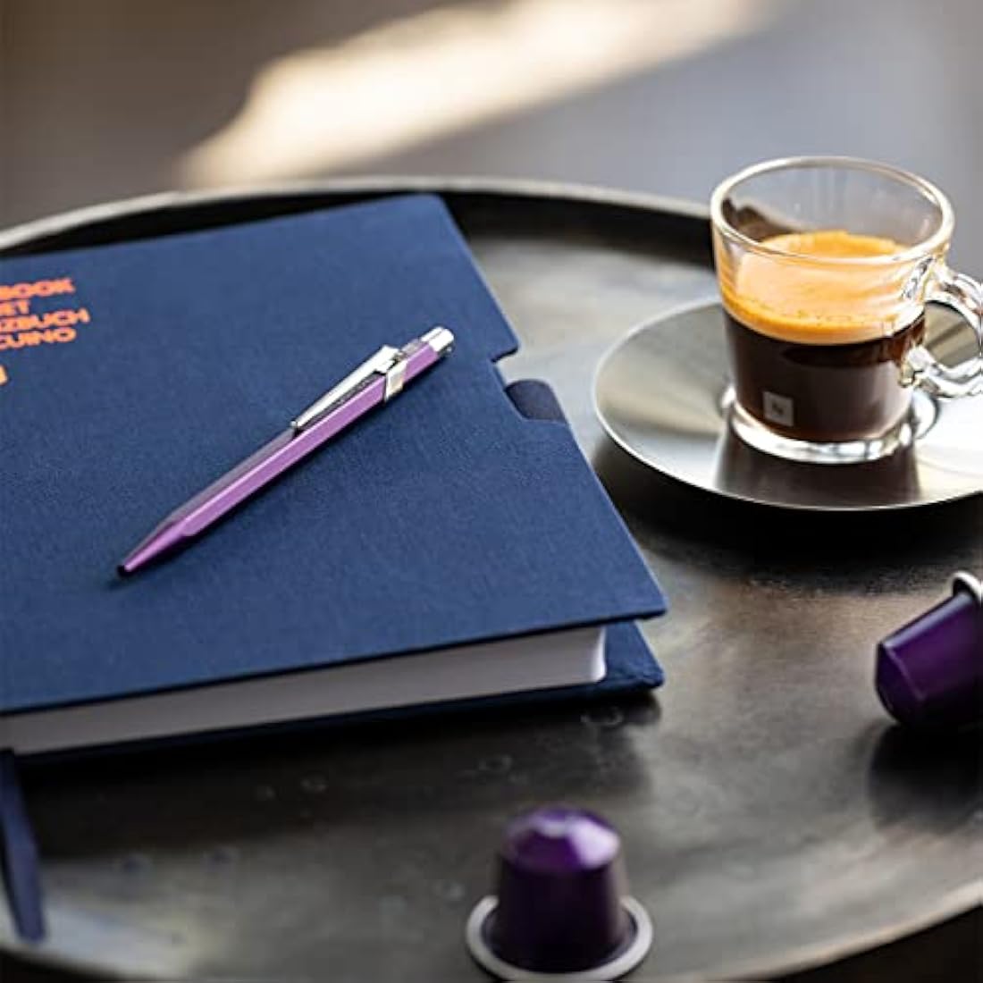 Caran d'Ache Nespresso 3rd Edition 849 Ballpoint Pen - Deep Purple