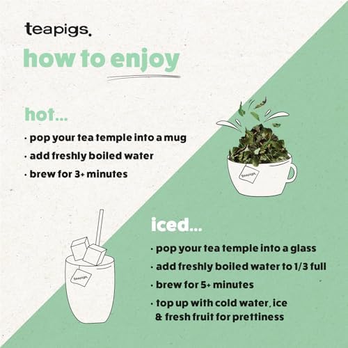Teapigs Earl Grey Strong Tea Made With Whole Leaves (1 Pack of 50 Tea Bags)