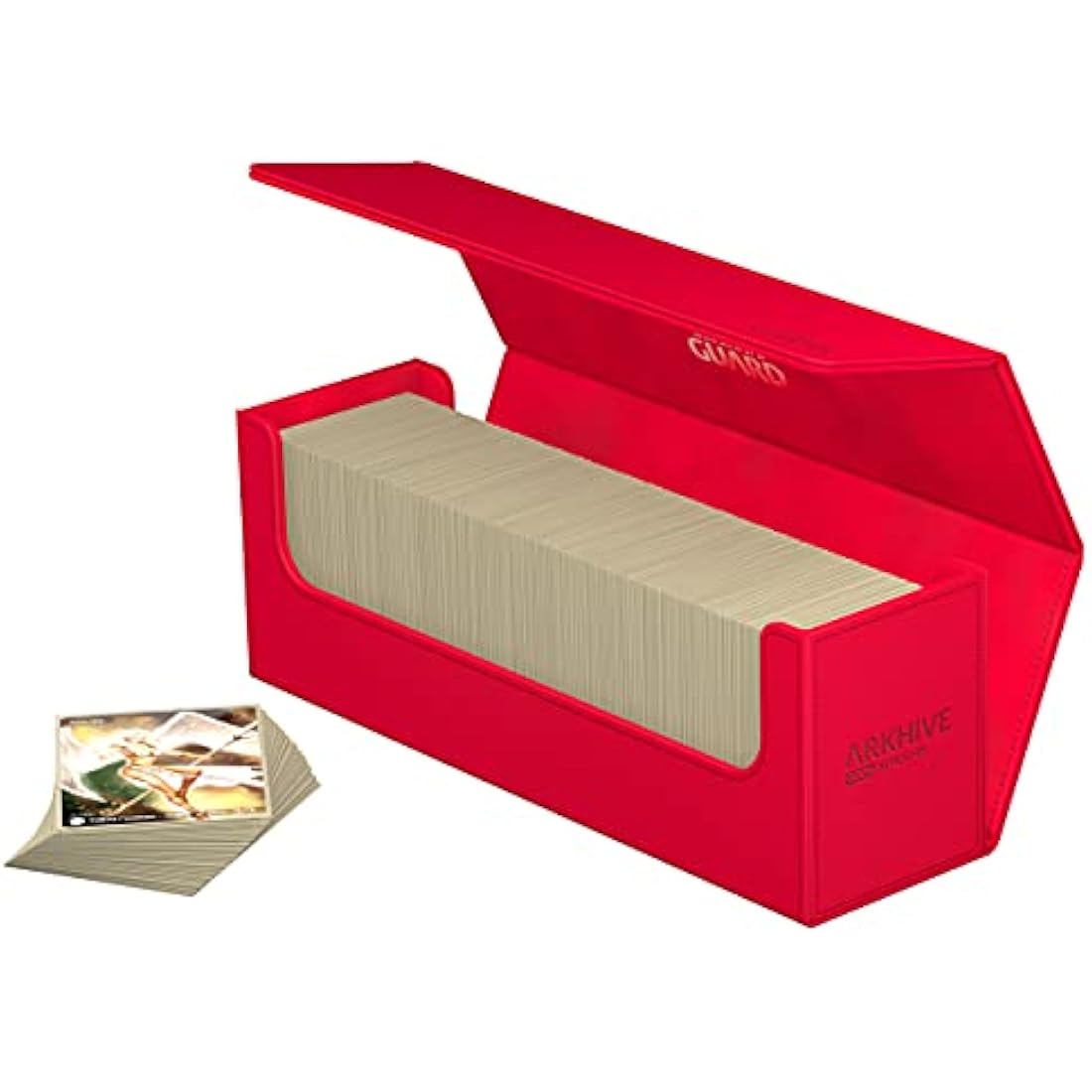 Ultimate Guard Arkhive 400+ XenoSkin Monocolor Red