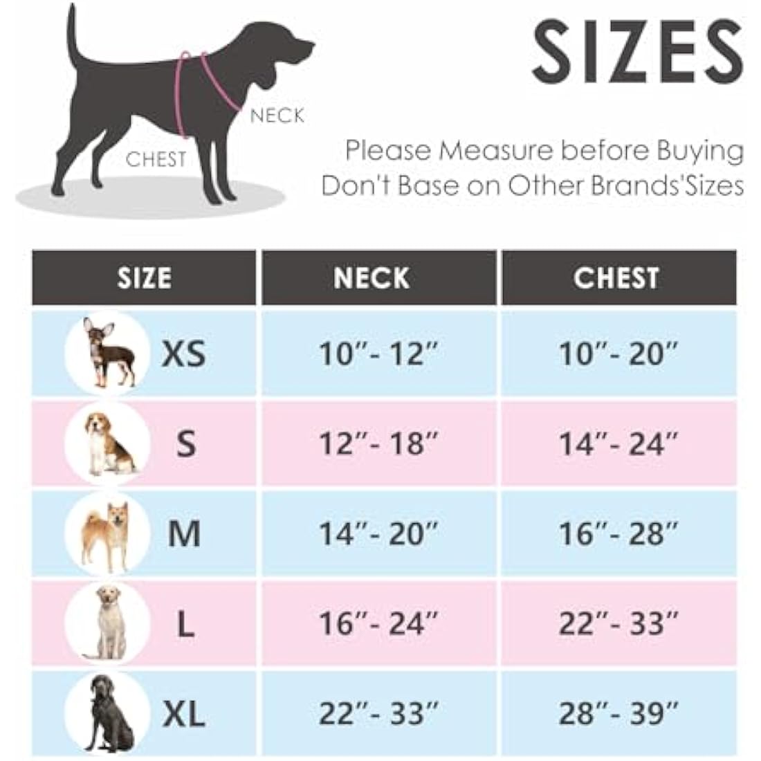 PHOEPET Upgraded No Pull Dog Harness, Reflective Adjustable Vest, with a Training Handle + 2 Metal Leash Hooks+ 3 Snap Buckles +4 Slide Buckles(S, Pink)