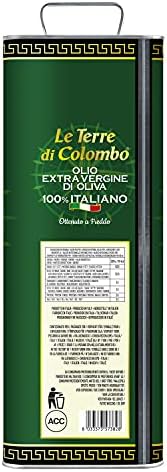Le Terre di Colombo – 100% Italian Extra Virgin Olive Oil, 5 L